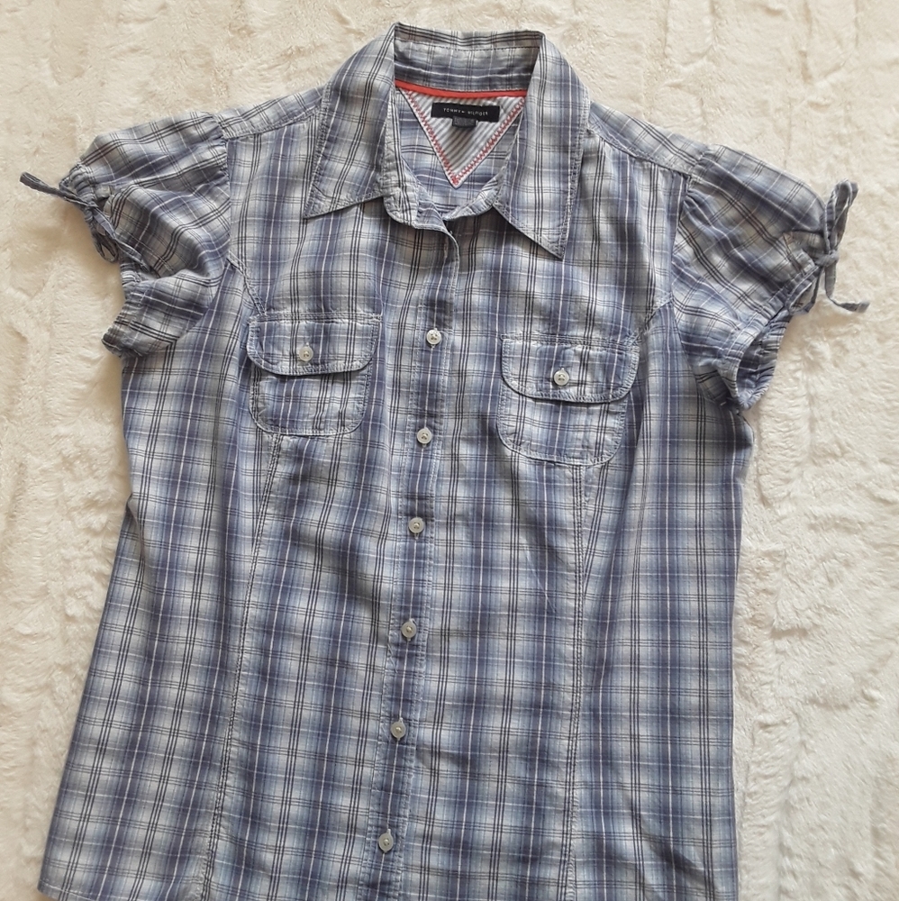 Cute Tommy Hilfiger Short Sleeve Button Down Shirt